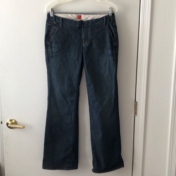 Uniqlo Bootcut Denim Pants size 28 gently used - Picture 1 of 7